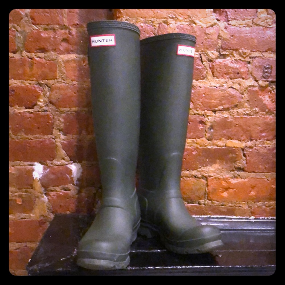 Hunter tall rain boots